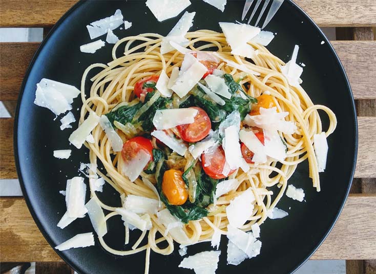 Ravioli & Sausage at Pizzeria in Patchogue