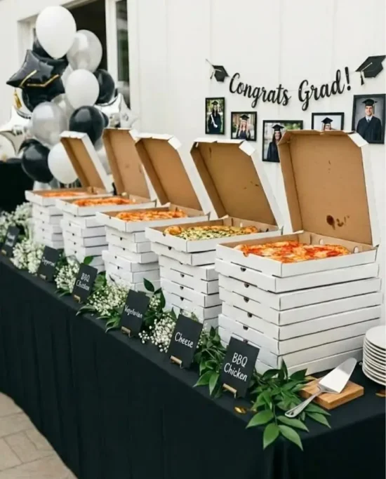 Graduation Parties catering tray